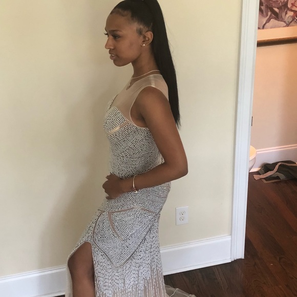 Old Hollywood Glam Prom Gown - Picture 7 of 8